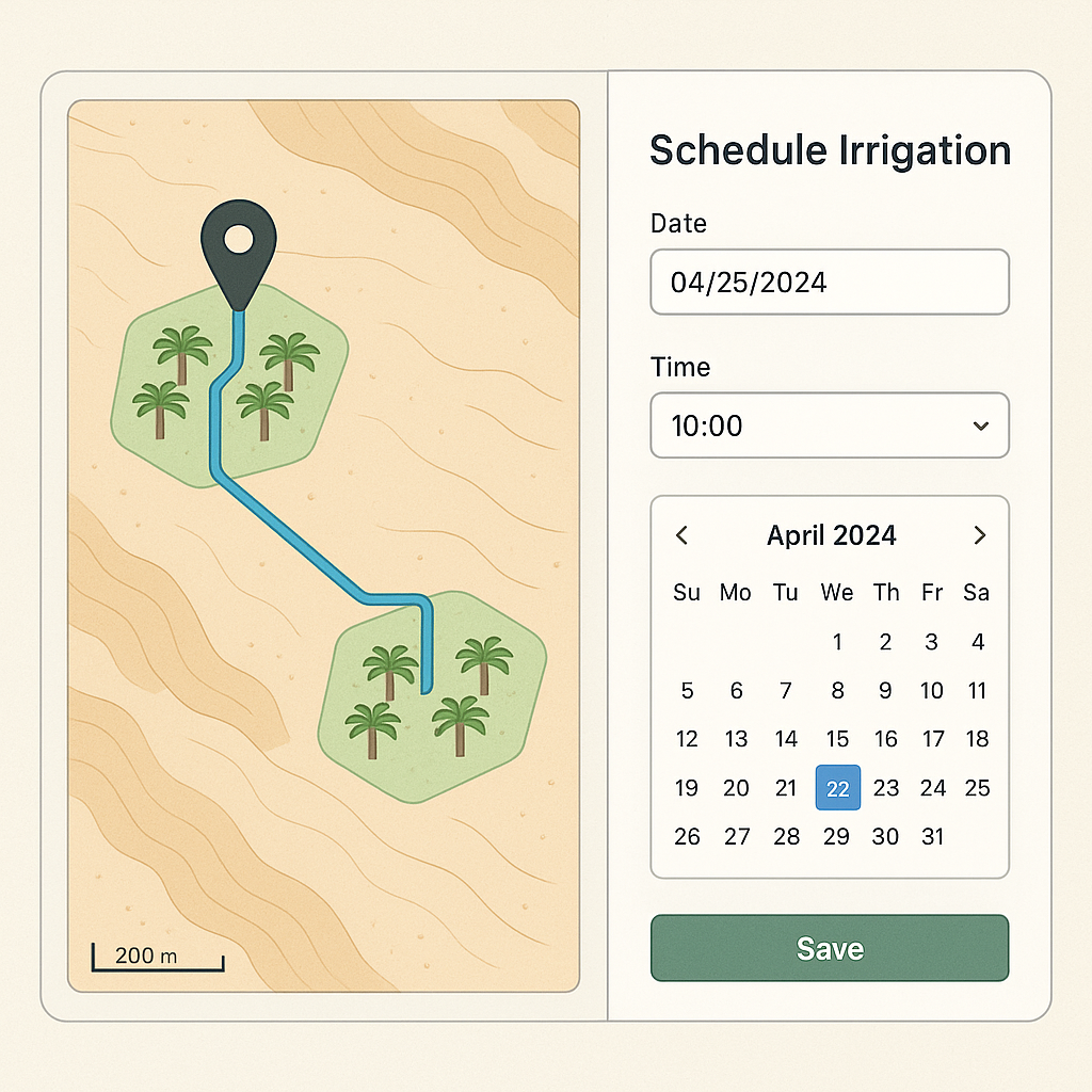 WebGIS Application for Irrigation